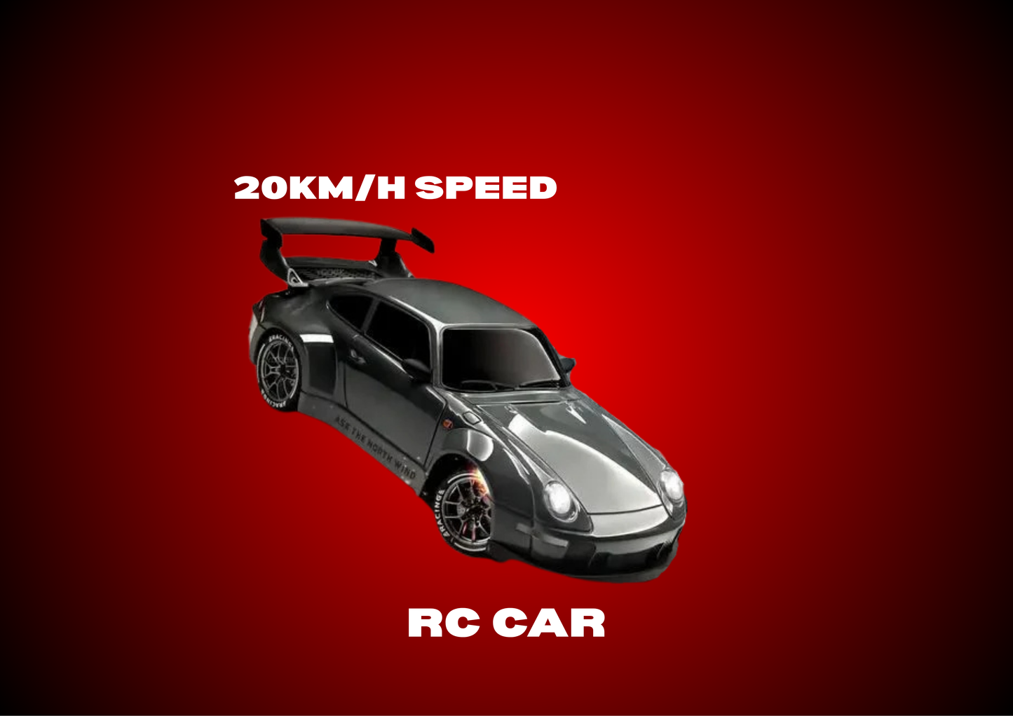 Jack Royal Tokyo Drift High Speed Remote Control 1:20 Scale Drift Car | 20Kmph, 2.4Ghz | Rc Drifting Car 4 Wheel Drive Boost Mode Long Range Remote Hard Plastic Top with LED Head Light